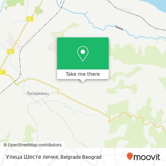 Улица Шесте личке map