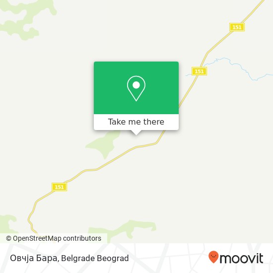 Овчја Бара map