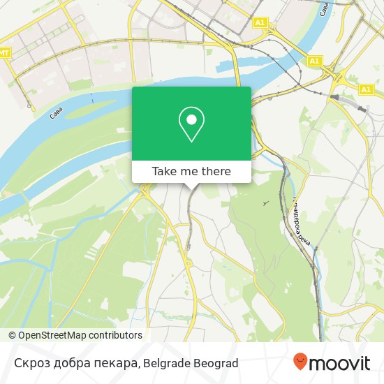 Скроз добра пекара map