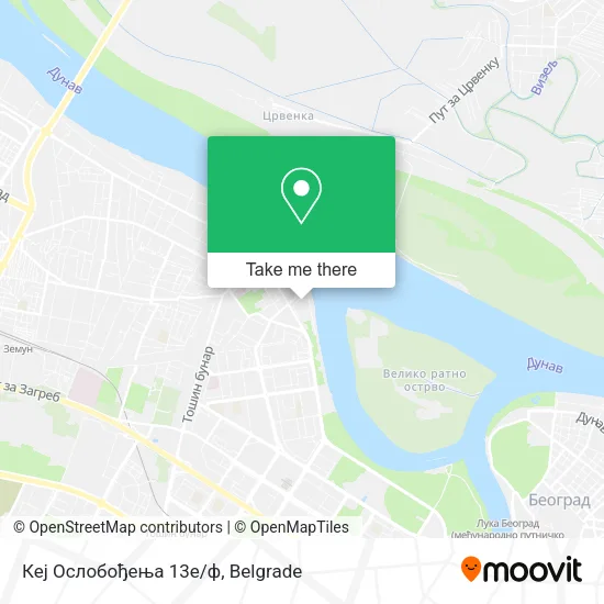 Кеј Ослобођења 13е/ф map