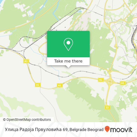 Улица Радоја Првуловића 69 map