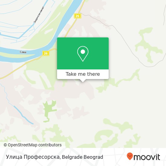 Улица Професорска map