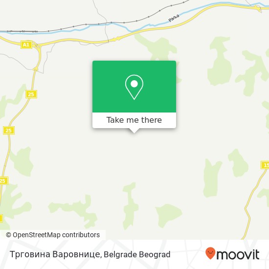 Трговина Варовнице map