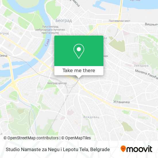 Studio Namaste za Negu i Lepotu Tela map