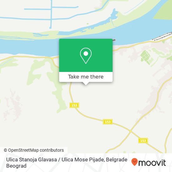 Ulica Stanoja Glavasa / Ulica Mose Pijade map