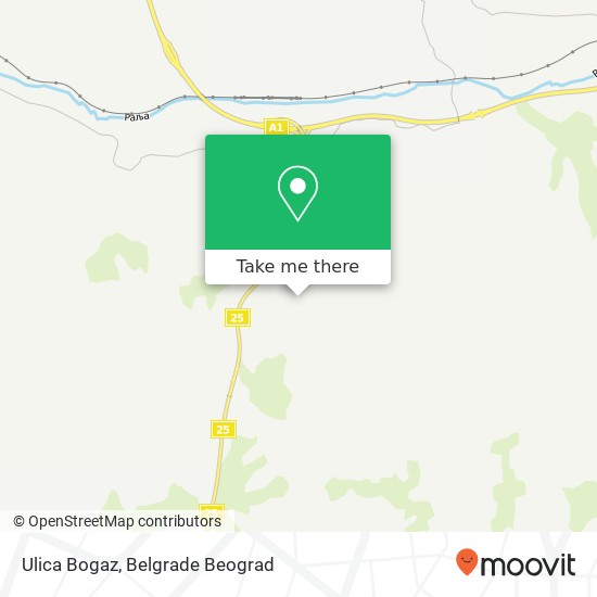 Ulica Bogaz map