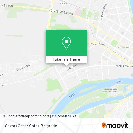 Cezar (Cezar Cafe) map