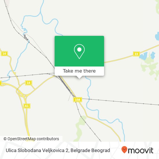 Ulica Slobodana Veljkovica 2 map