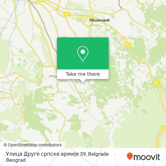 Улица Друге српске армије 39 map