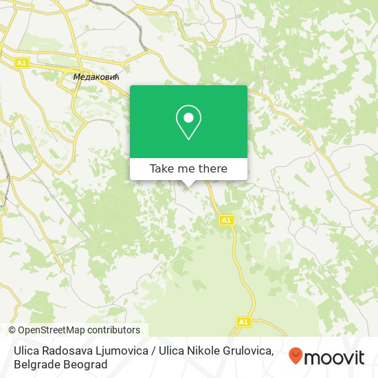 Ulica Radosava Ljumovica / Ulica Nikole Grulovica map