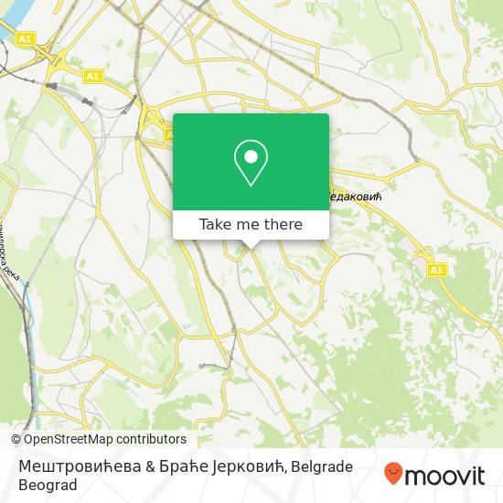 Мештровићева & Браће Јерковић map