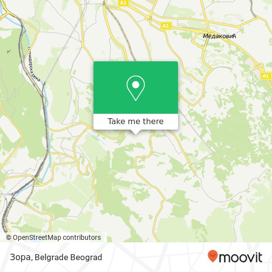 Зора map