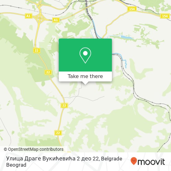 Улица Драге Вукићевића 2 део 22 map