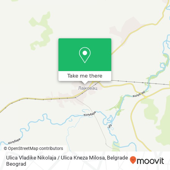 Ulica Vladike Nikolaja / Ulica Kneza Milosa map