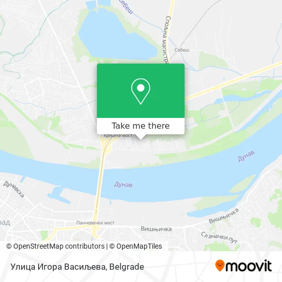 Улица Игора Васиљева map