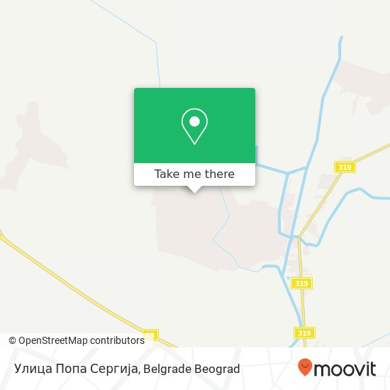 Улица Попа Сергија map