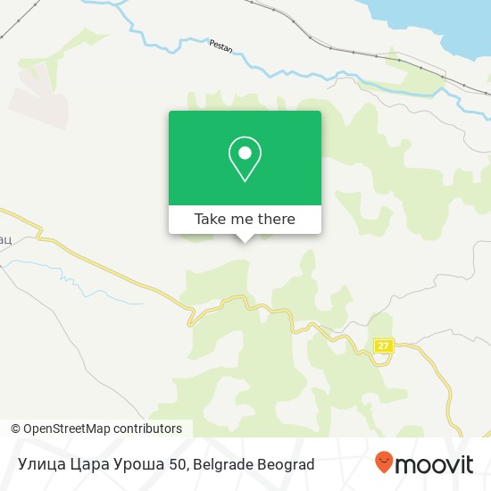 Улица Цара Уроша 50 map