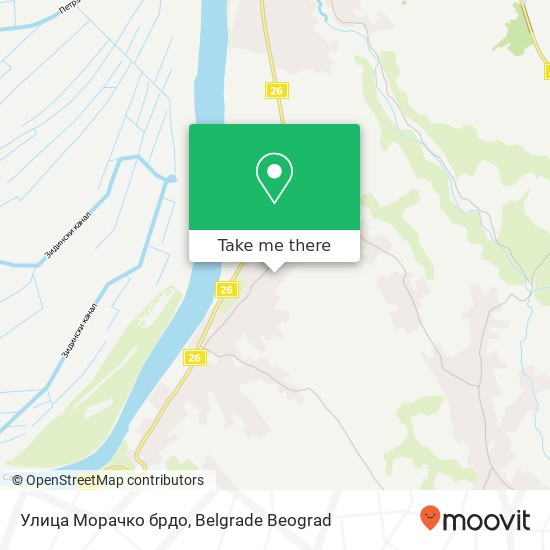 Улица Морачко брдо map