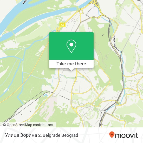 Улица Зорина 2 map