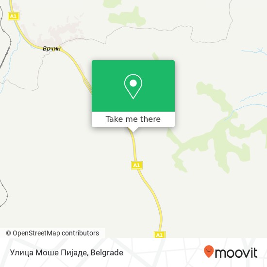 Улица Моше Пијаде map