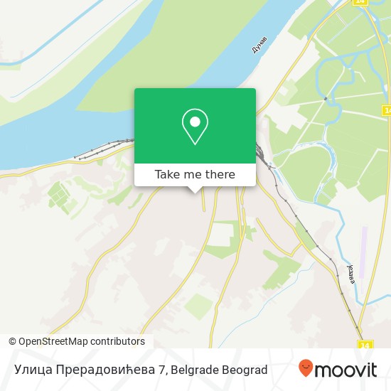 Улица Прерадовићева 7 map