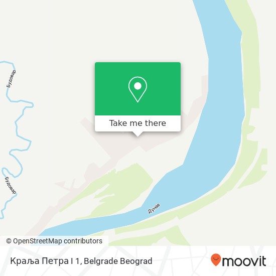 Краља Петра I 1 map