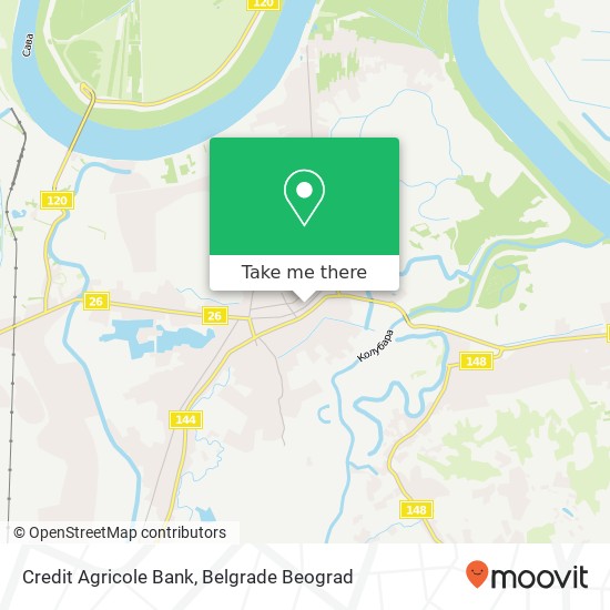 Credit Agricole Bank map