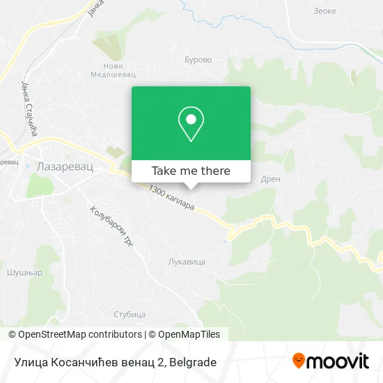 Улица Косанчићев венац 2 map