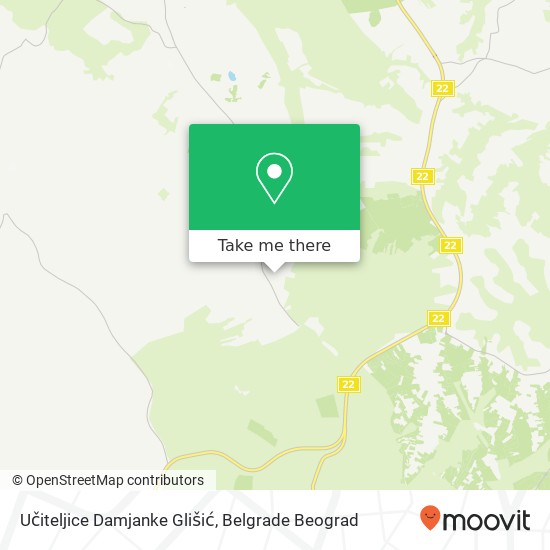 Učiteljice Damjanke Glišić map