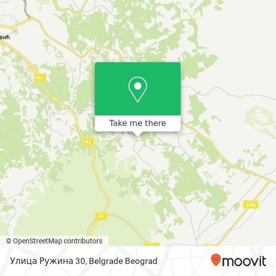 Улица Ружина 30 map