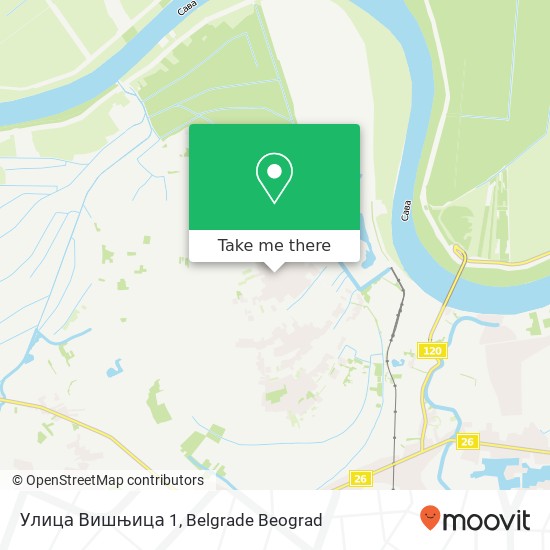 Улица Вишњица 1 map
