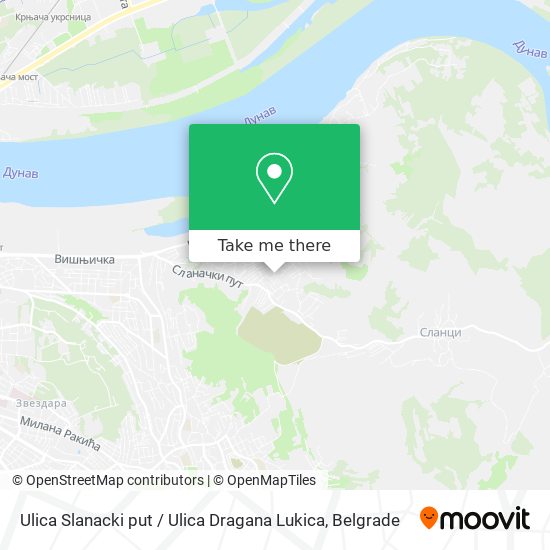 Ulica Slanacki put / Ulica Dragana Lukica map