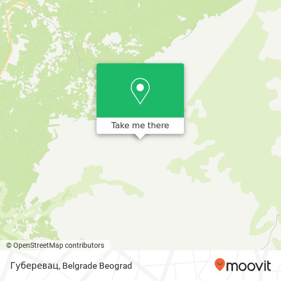 Губеревац map