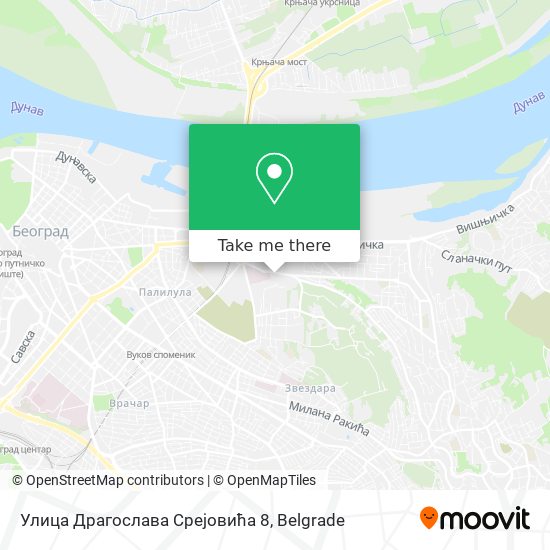 Улица Драгослава Срејовића 8 map