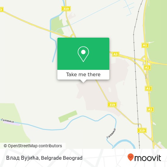 Влад Вујића map