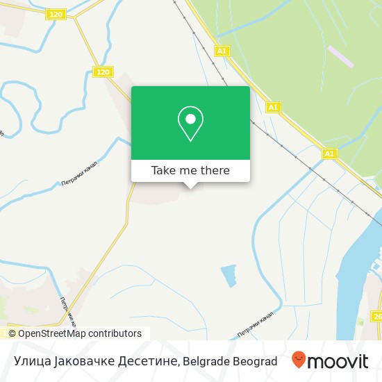 Улица Јаковачке Десетине map