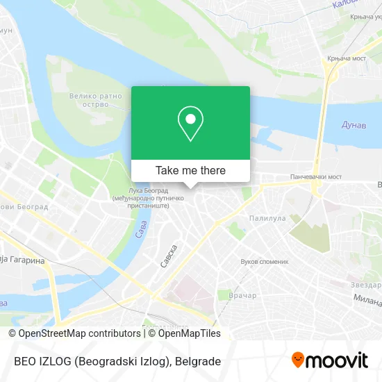 BEO IZLOG (Beogradski Izlog) map