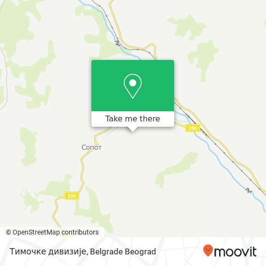 Тимочке дивизије map