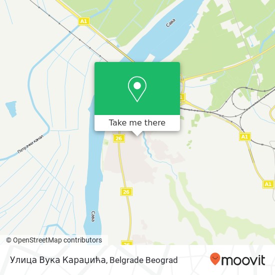 Улица Вука Караџића map