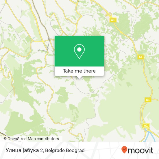 Улица Јабука 2 map