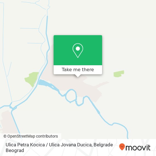 Ulica Petra Kocica / Ulica Jovana Ducica map