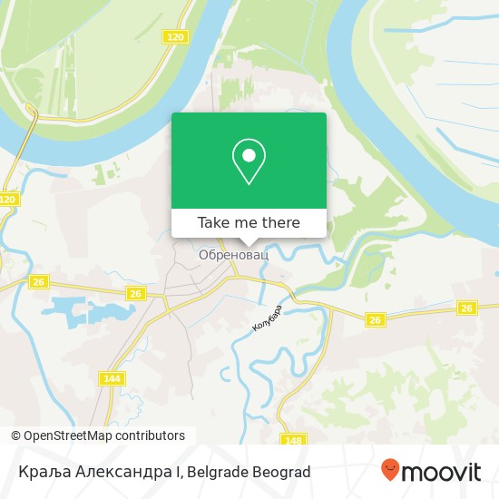 Краља Александра I map