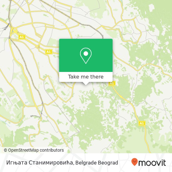 Игњата Станимировића map