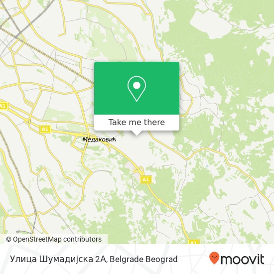 Улица Шумадијска 2А map