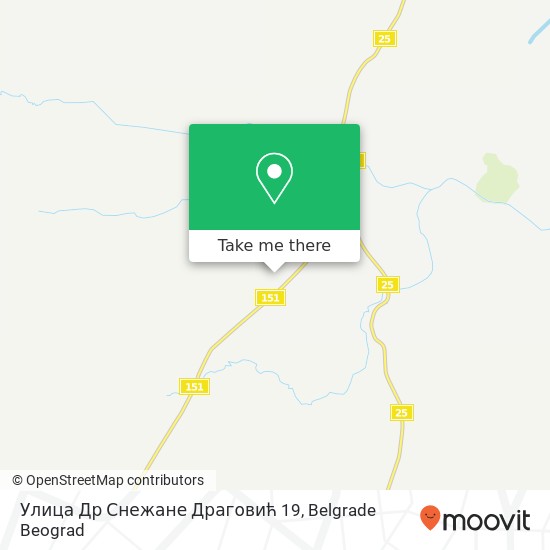 Улица Др Снежане Драговић 19 map