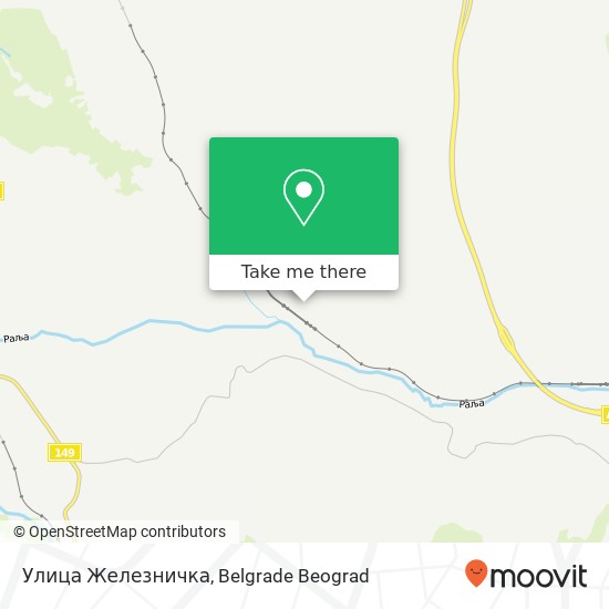 Улица Железничка map