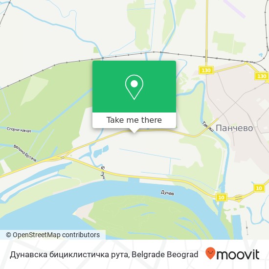 Дунавска бициклистичка рута map