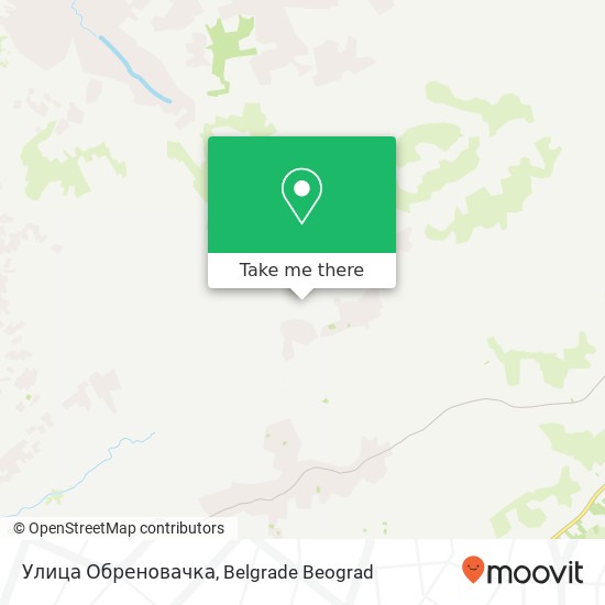 Улица Обреновачка map