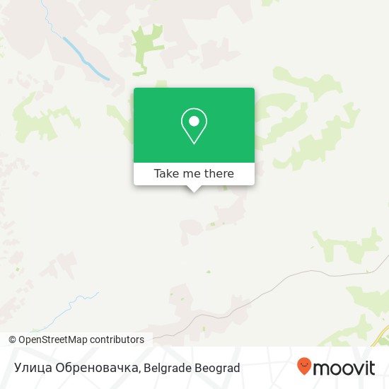 Улица Обреновачка map