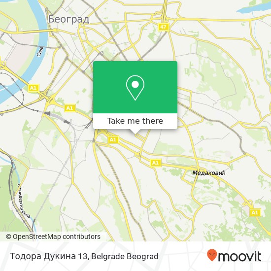 Тодора Дукина 13 map